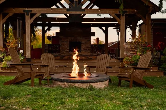 Oxford brown adirondack chairs