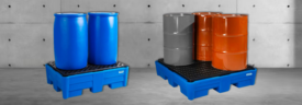 Drum spill containment pallets