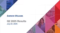 Sherwin Williams Q2 2025 Sherwin Williams Q2 2025