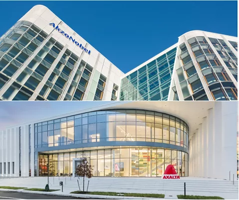 AkzoAxalta Merger.png AkzoNobel and Axalta Headquarters