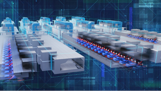 Dürr’s EcoInCure ovens operate with electricity, reducing CO2 emissions.