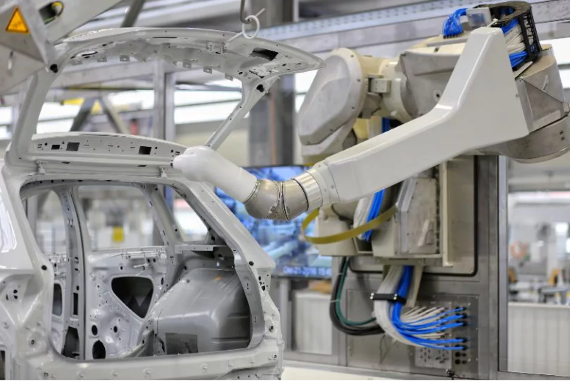Dürr’s EcoRP painting robots will paint the Volkswagen bodies in Puebla in the future.