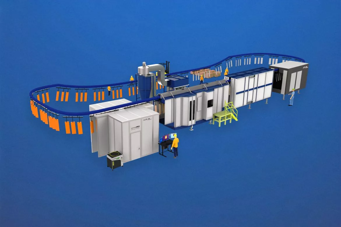 IPG Photonics Powdercoat Line
