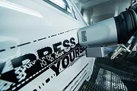 EcoNextJet enables an automated, film-free painting process for a custom vehicle design.