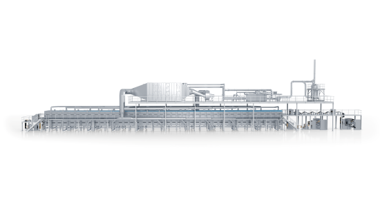 Tandem electrode coating. 