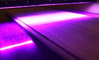 UV LED wood coating
