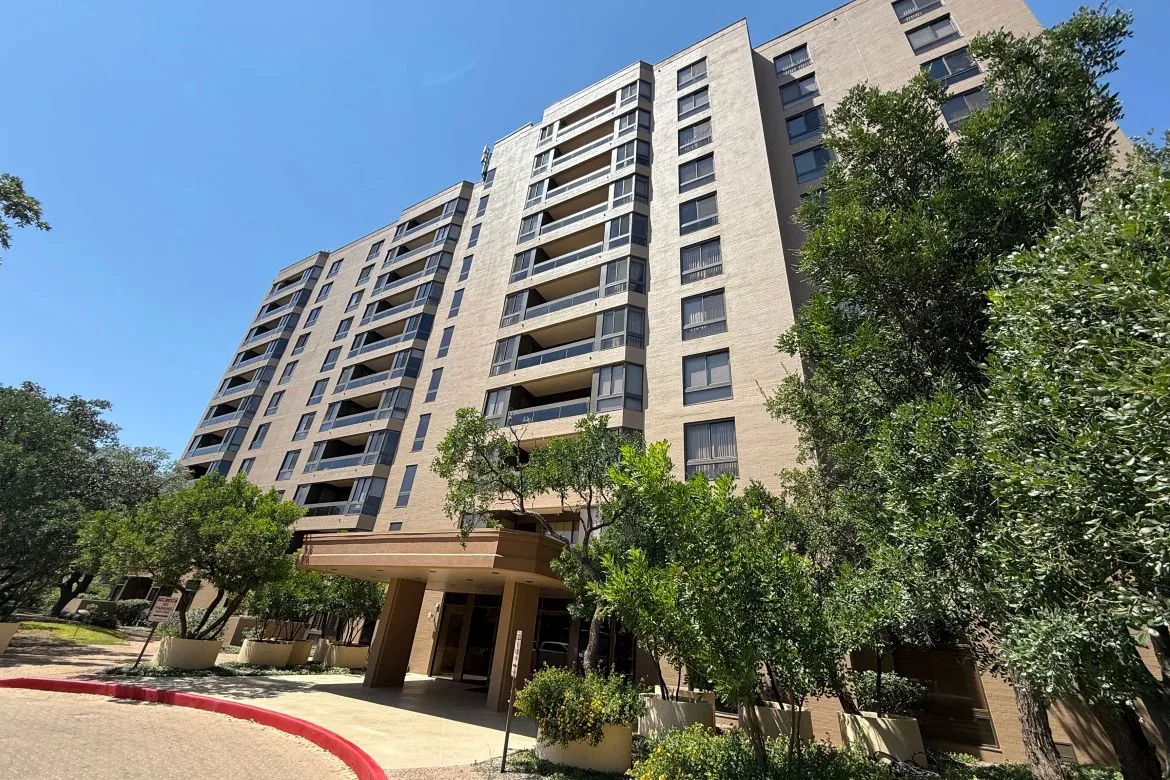 After a facade refresh at a condo in San Antonio.