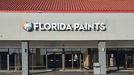Florida Paints Front of Store