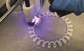 3D printing system producing a silicone bracelet