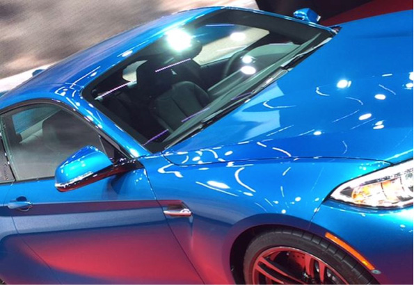 How Appearance Affects Color - this car isn't just blue many other factors make up appearence