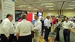 D. The busy CTT 2011 exhibit hall.