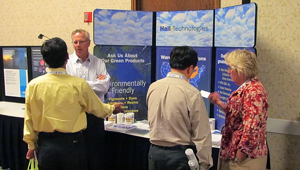 I. Hall Technologies' tabletop booth at CTT 2011.
