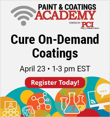Register for webinar - Cure-On-Demand Coatings