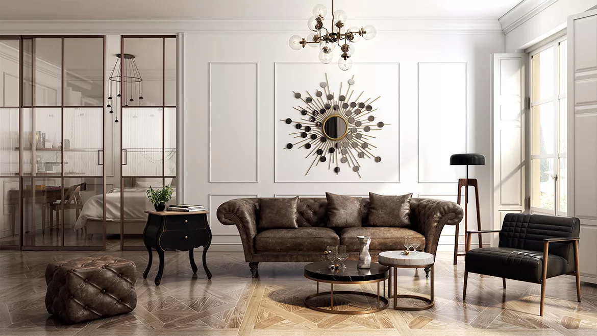 Classic modern living room