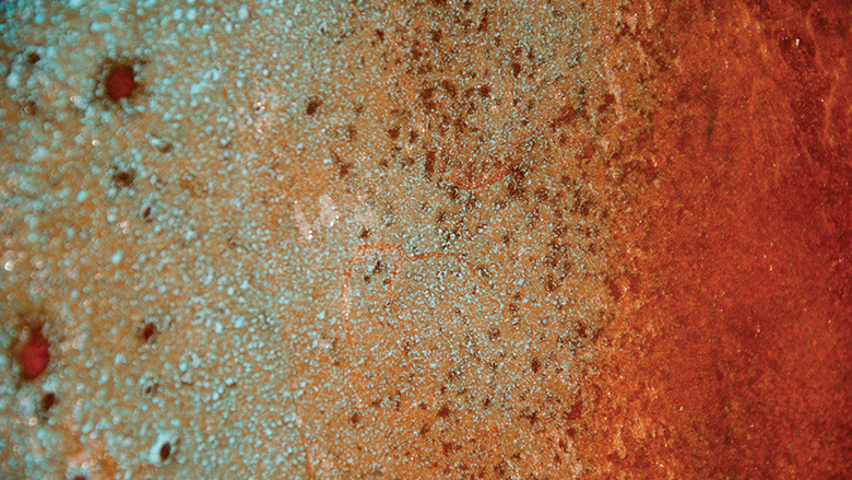 Oxidized copper
