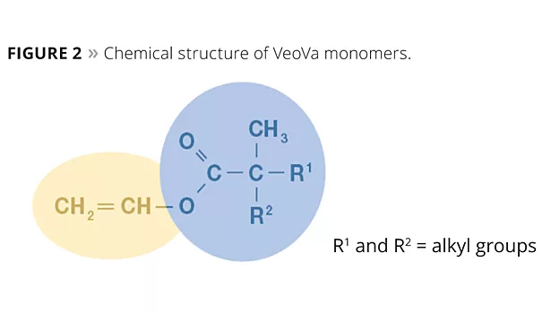 chemical structure of VeoVa monomers