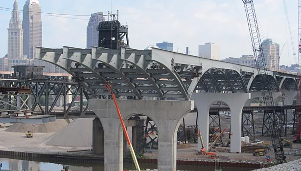 Ohio Bridge construction