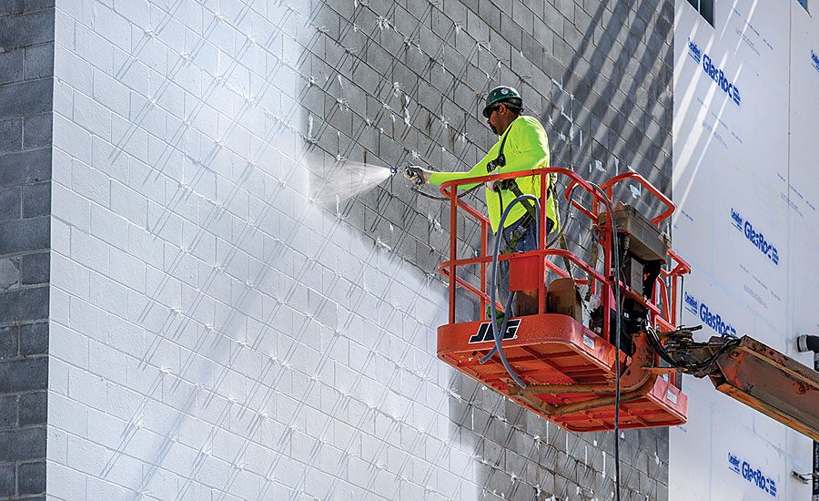 LiquidApplied Air Barrier Enables ColdWeather Project to Move Forward