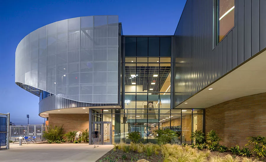 Coated Metal Panels Add To Wavy Exterior At UC-Riverside