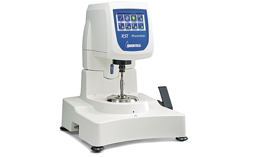 Controlled stress cone and plate rheometer