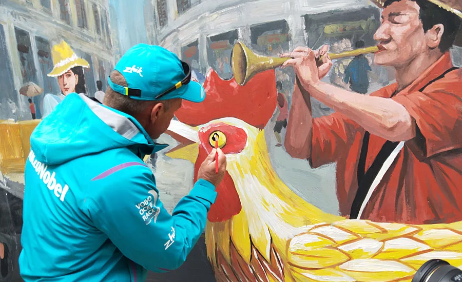 Team AkzoNobel Joins Employees to Add Splash of Color to Community in China