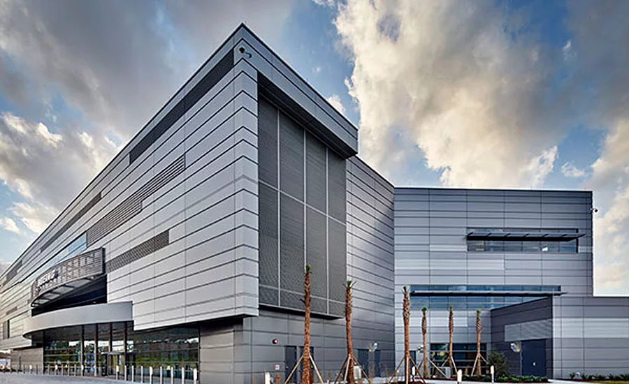 Metal Design and Sleek Coatings Provide Air-Like Aesthetic for Renovated Boeing Facility