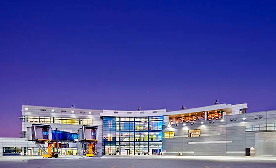 Metal Design and Sleek Coatings Provide Air-Like Aesthetic for Renovated Boeing Facility