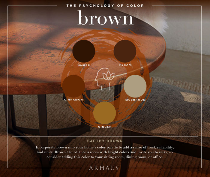 brown color pallate