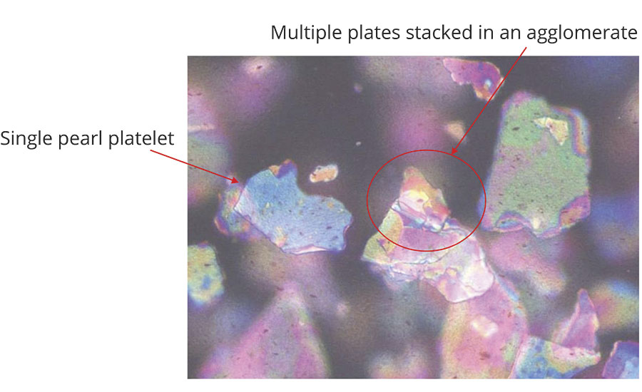 Using the microscopic technique, a visual determination is made to see if the platelets are agglomerated