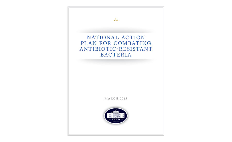 Title page of the National Action Plan for Combating Antibiotic-Resistant Bacteria