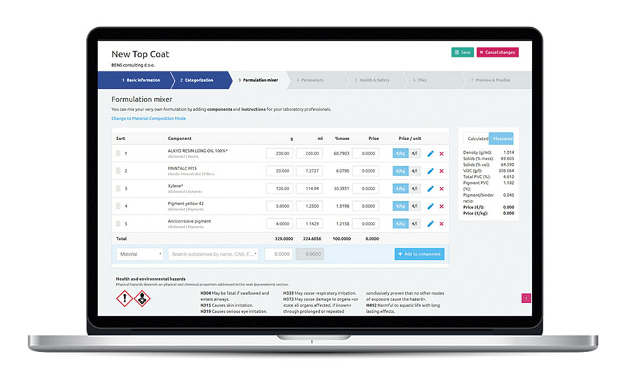 A “virtual formulator” allows companies to avoid lab tests