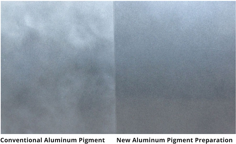 No cloudiness on the panels is visible when using dry-blending processing