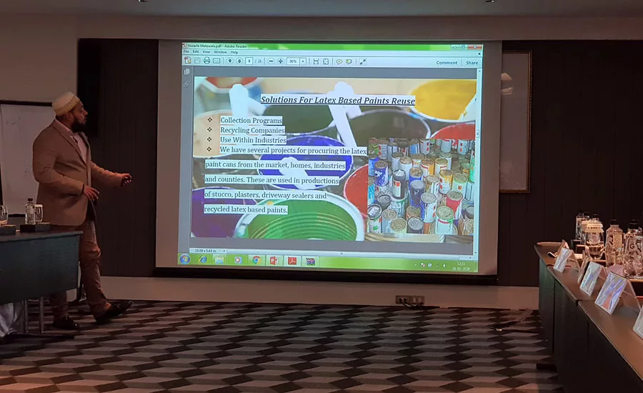 A New Approach in Paint Recycling