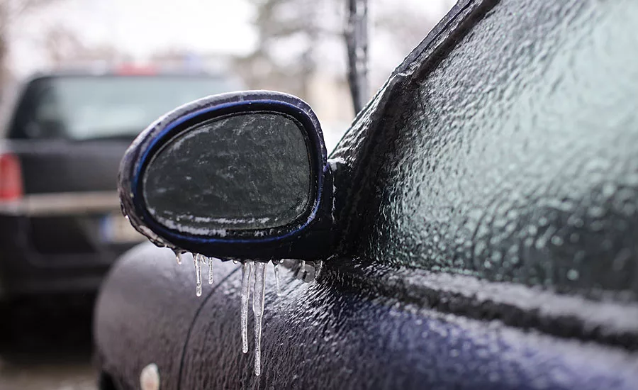 icephobic coatings on car