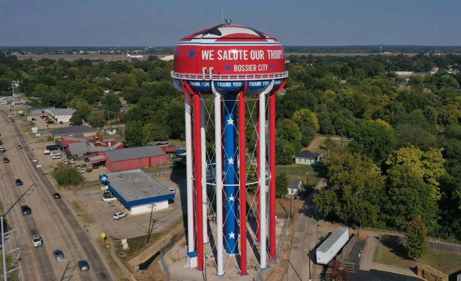 bossier city, louisiana, wins tank of the year