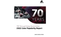 Axalta Releases 70th Annual Global Automotive Color Popularity Report