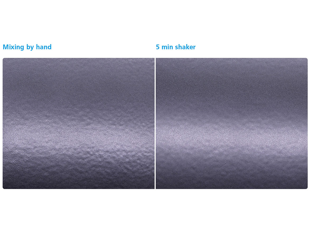 Effect of incorporation quality on the visual properties of the coating.