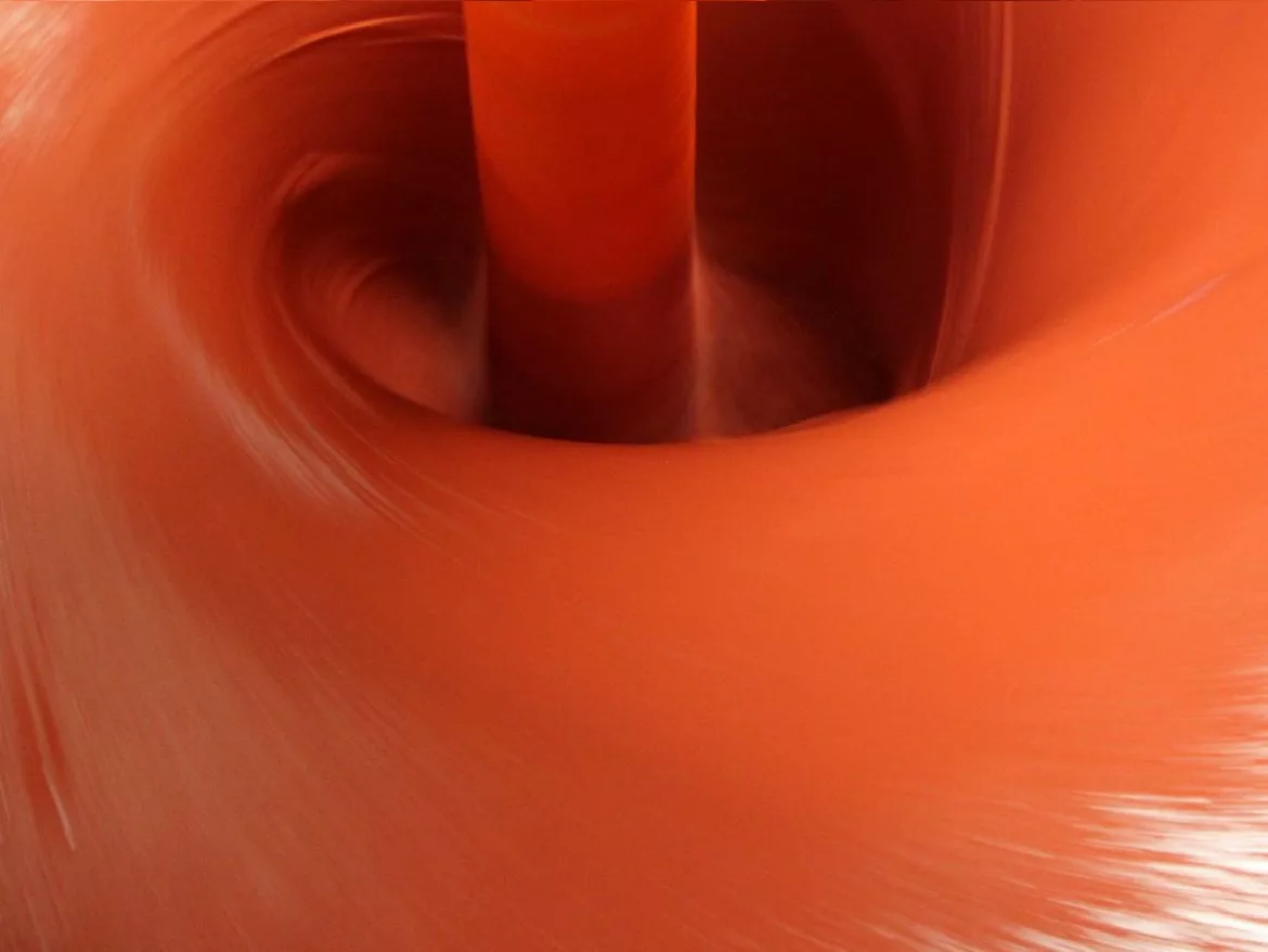 scroll swirl orange