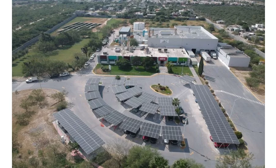 image of solar panels at akzonobel site