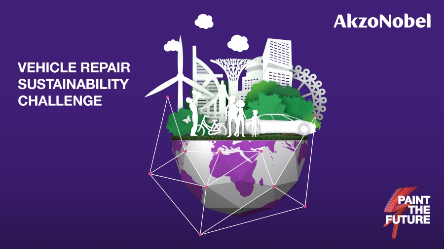 image of AkzoNobel VR sustainability challenge graphic