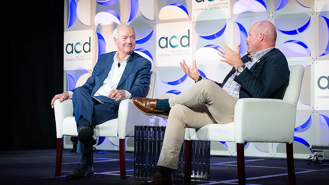 Asa Hutchinson, former Governor of Arkansas and Eric Byer, ACD president.