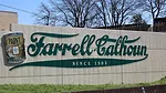 Exterior sign at Farrell-Calhoun’s Memphis paint-manufacturing facility. 