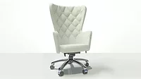 Luxurious leather business chair rotating