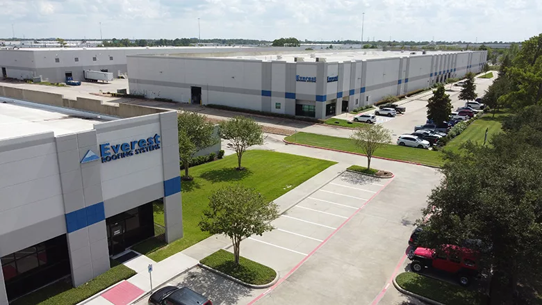 Exterior of Everest Systems’ production facility in Houston, Texas.