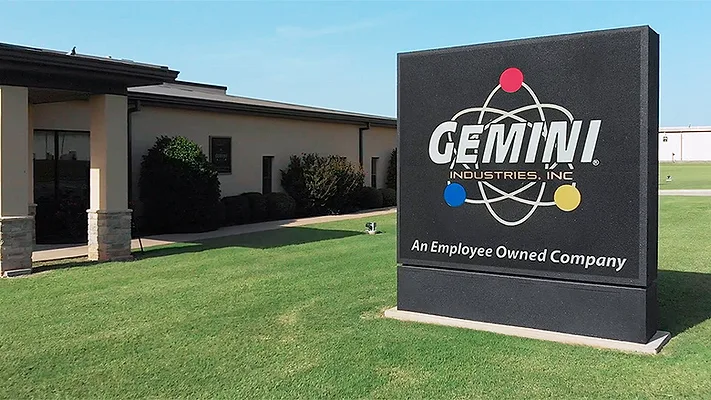 GeminiIndustriesInc-780x439.jpg Exterior of Gemini Industries Inc. headquarters in El Reno, Oklahoma.