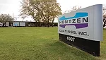 Hentzen Coatings Inc. headquarters sign in Milwaukee, Wisconsin. 
