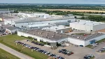 Aerial view of the IFS Coatings manufacturing facility in Gainesville, Texas. 