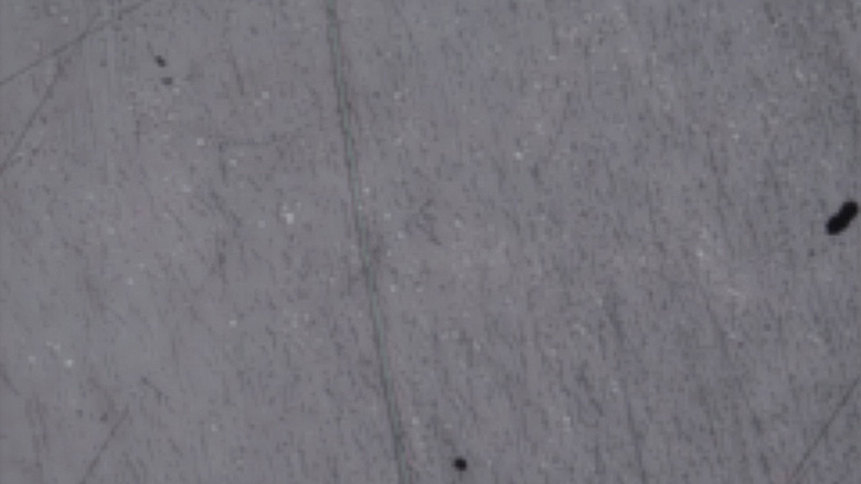 Microscopic results of pencil hardness