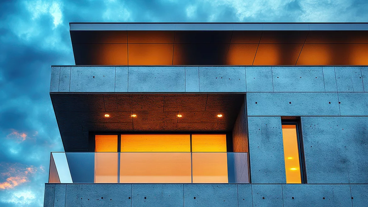 Contemporary design for masonry wall construction insulation systems for external wall. Generated with AI.