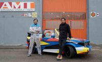 From the left: Toni Chinchilla and Jaime Gili and Cromax finished car; a project by Jaime Gili, courtesy of Jaime Gili Studio